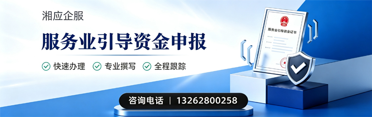 百色服务业引导资金申报服务